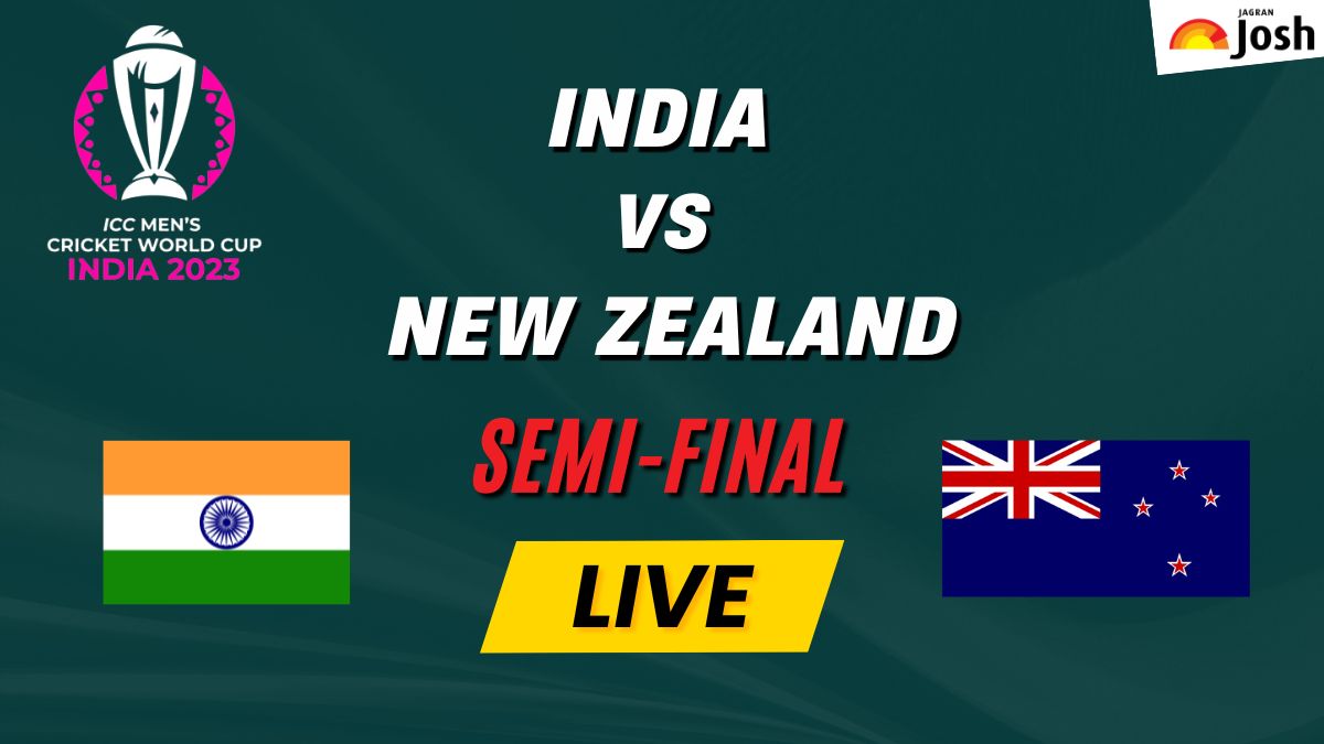 India vs New Zealand Live Score | IND vs NZ Semi Final World Cup 2023